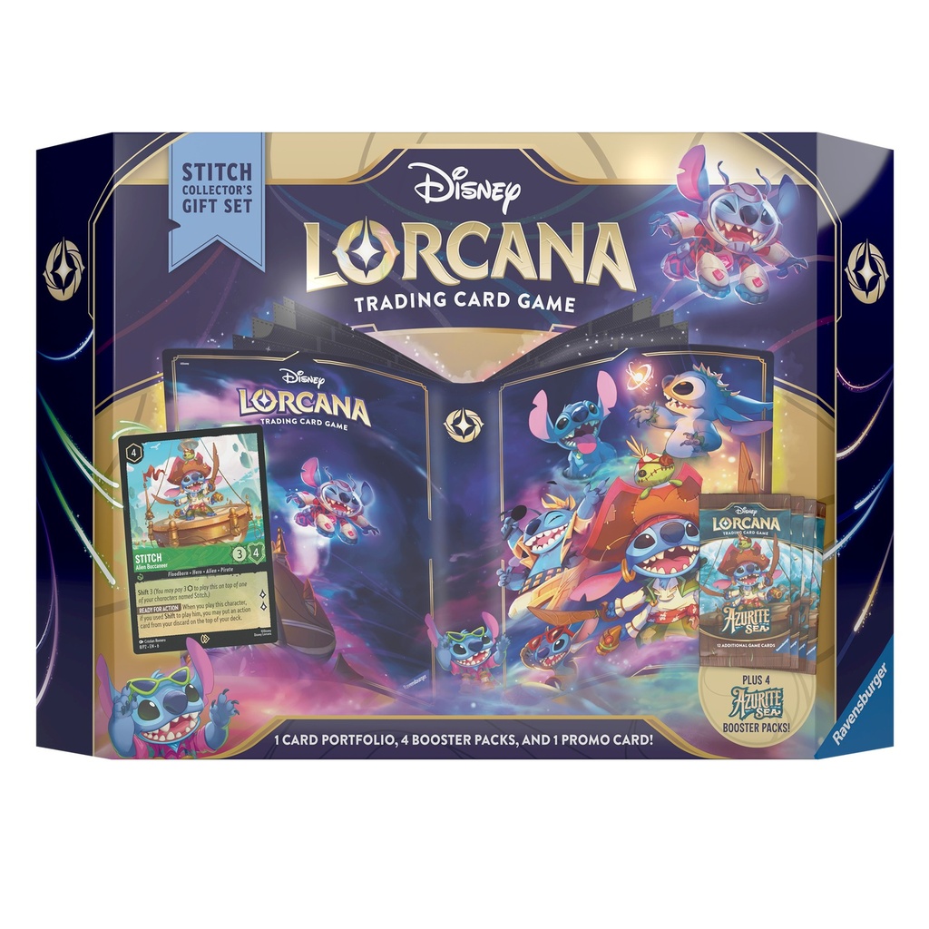 Ravensburger Disney Lorcana Trading Card Game: Azurite Sea Chapter 6 Gift Set