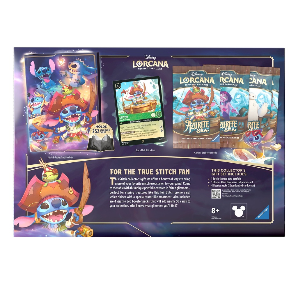 Ravensburger Disney Lorcana Trading Card Game: Azurite Sea Chapter 6 Gift Set