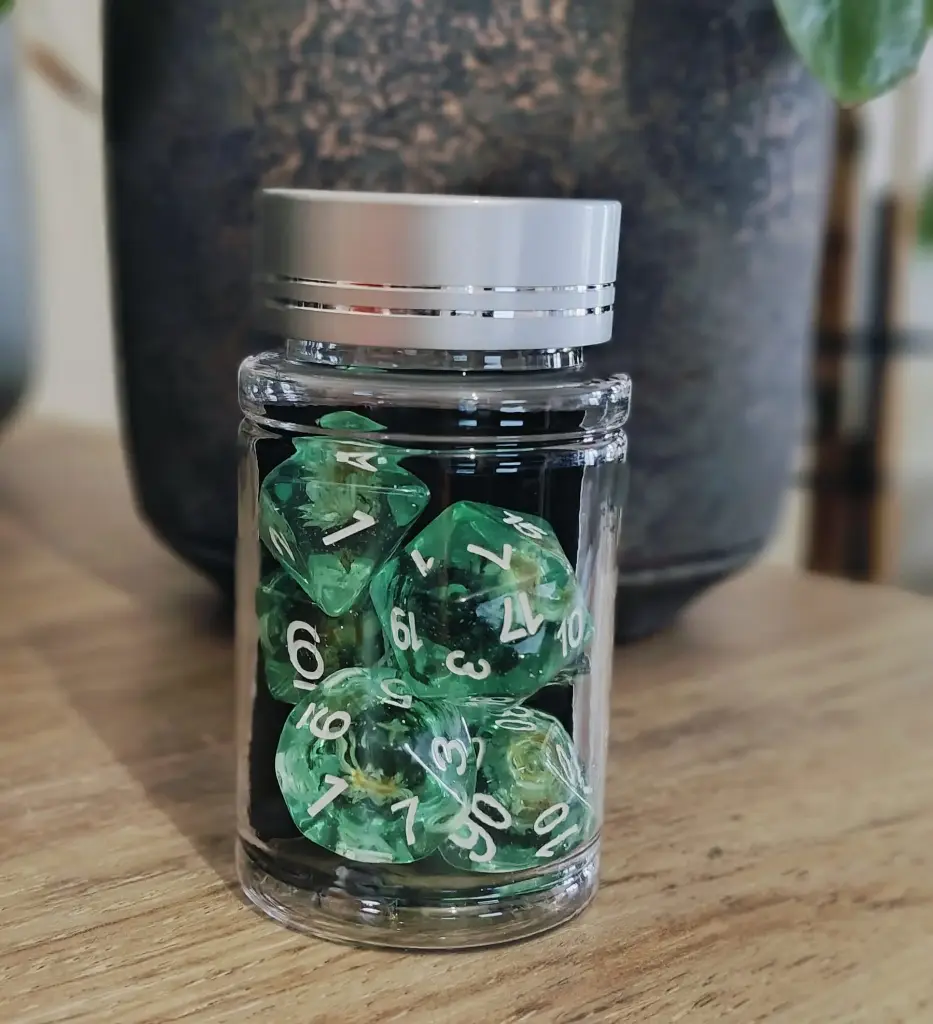 D&D dices - Cozy cottage night