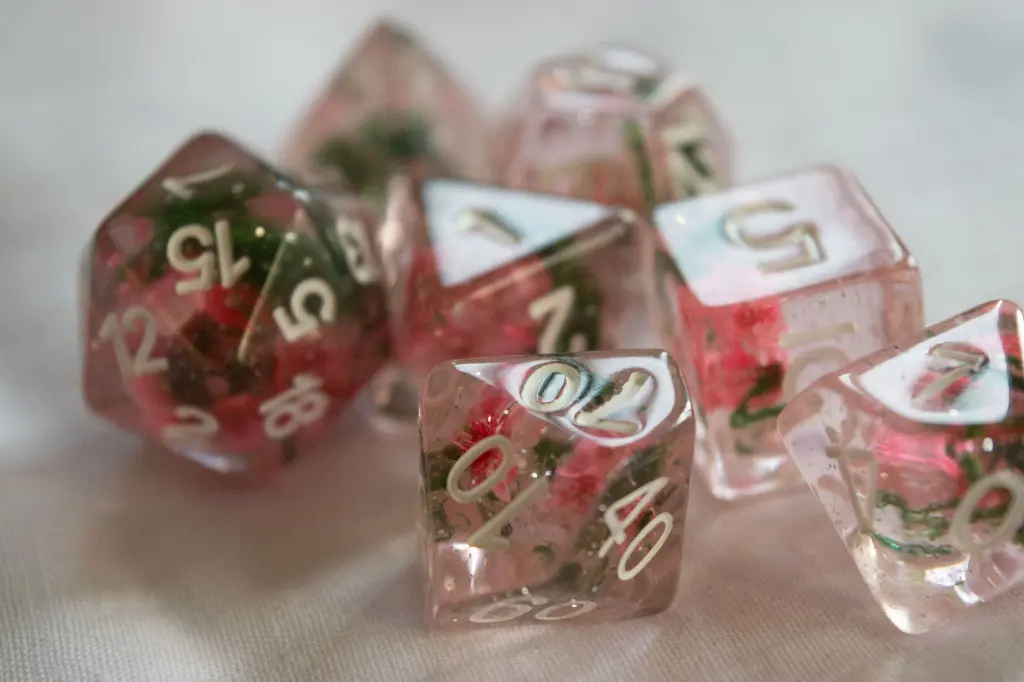 D&D dices - Cozy Cottage Day