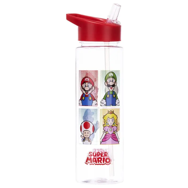 Nintendo - Super Mario Bros (4 Kleuren) Plastic Drankfles