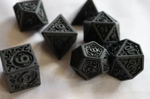 D&D dices - Kingdom of Ash