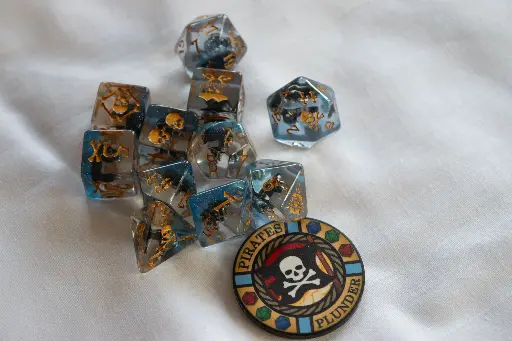 D&D dices - Pirates Plunder 