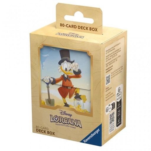  Disney Lorcana Deck Box Scrooge McDuck: Into the Inklands